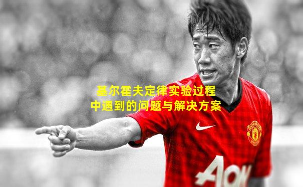 基尔霍夫定律实验过程中遇到的问题与解决方案