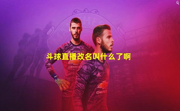 斗球直播改名叫什么了啊