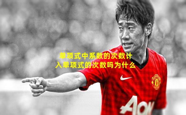 单项式中系数的次数计入单项式的次数吗为什么
